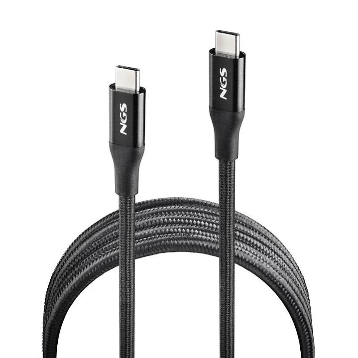 NGS Cable carga rapida USB C a USB C de 2 m 2