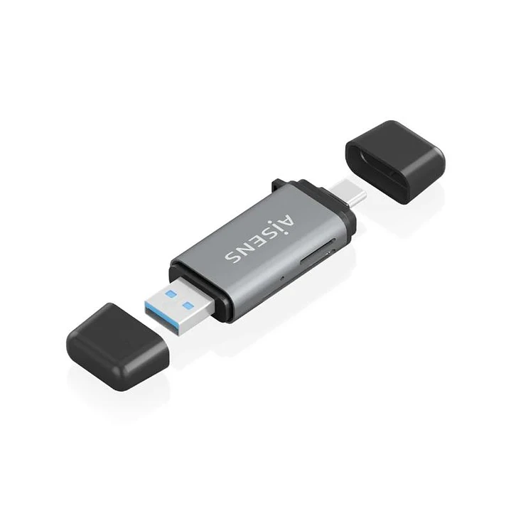 Aisens Lector Tar SD MSD MMC RS-MMC MMCM USBA USBC 1