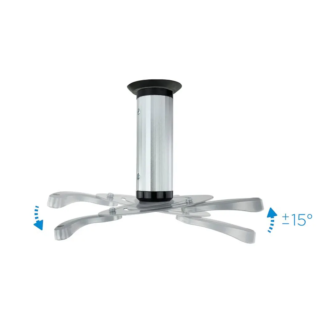 Tooq PJ1010TN-S Soporte Proyector Techo Plata 3