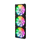 NOX HUMMER EASYLINK | ARGB FANS KIT NEGROS - vignette 2