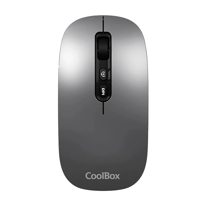 Coolbox Ratón W02-IA Inalámbrico RF+BT Gris 1