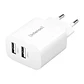 Intenso | Cargador pared W24AA|2xUSB-A|blanco - vignette 1