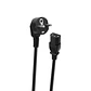 Aisens Cable Alimentación CEE7M-C13H negro 5.0m - Thumbnail 1