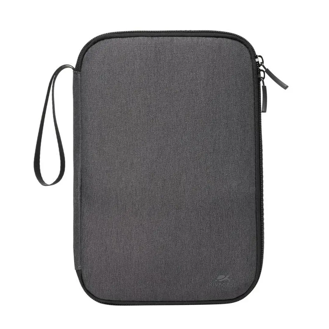 RIVACASE 5633 Organizador Viaje Cables Negro Gran 3