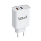 iggual Cargador doble 2xUSB carga rápida QC3.0 30W - vignette 2