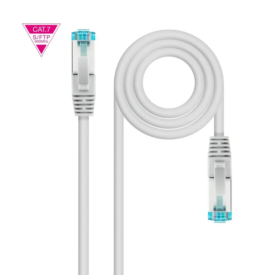 Nanocable Latiguillo Cat. 7 LSZH/SFTP 15 M Gris 1