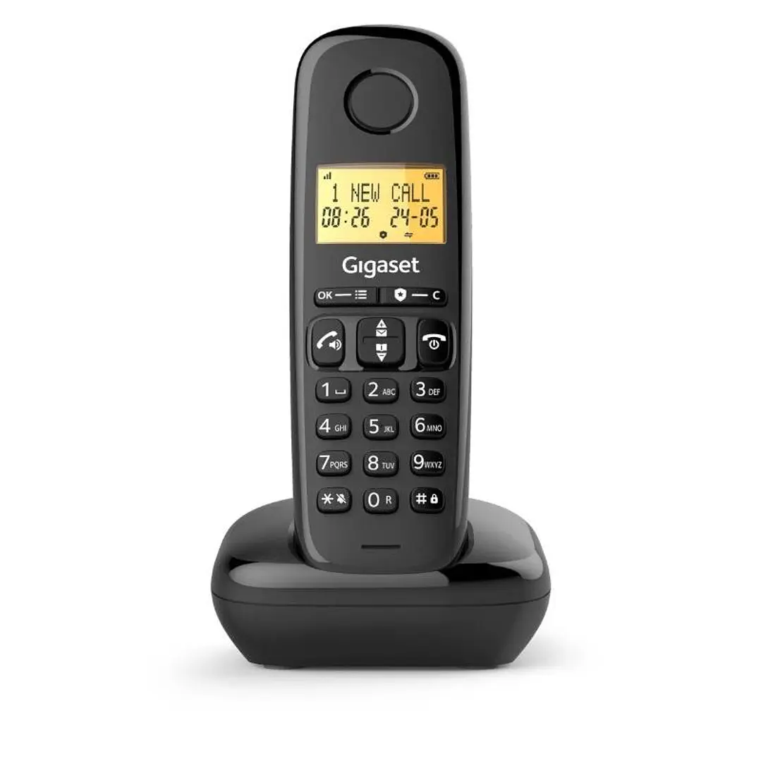 Gigaset Basic 100 Inalámbrico DECT Negro Duo 2