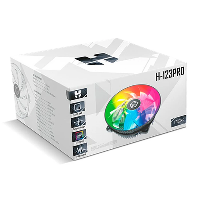NOX Ventilador H-123 PRO PWM RGB 4