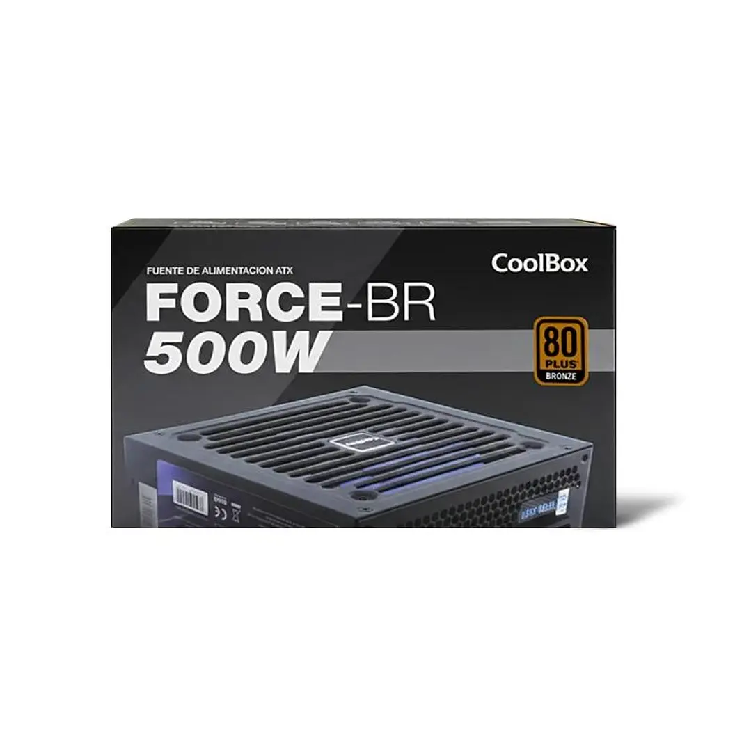 CoolBox Fuente AL. ATX FORCE-BR500 BRONZE Retail 1