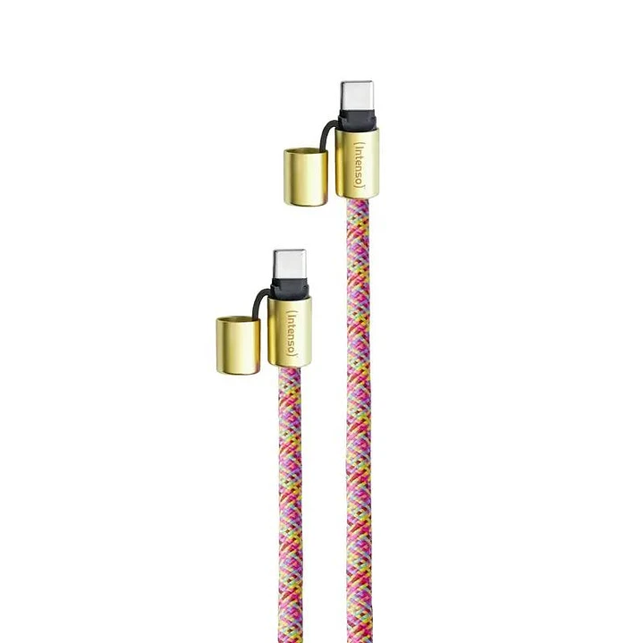 Intenso Lanyard  Cable USB-C  C 1,65 m Neon mix 1