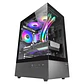 MARS GAMING Caja ATX Ventis FRGB Silence Negro - vignette 1