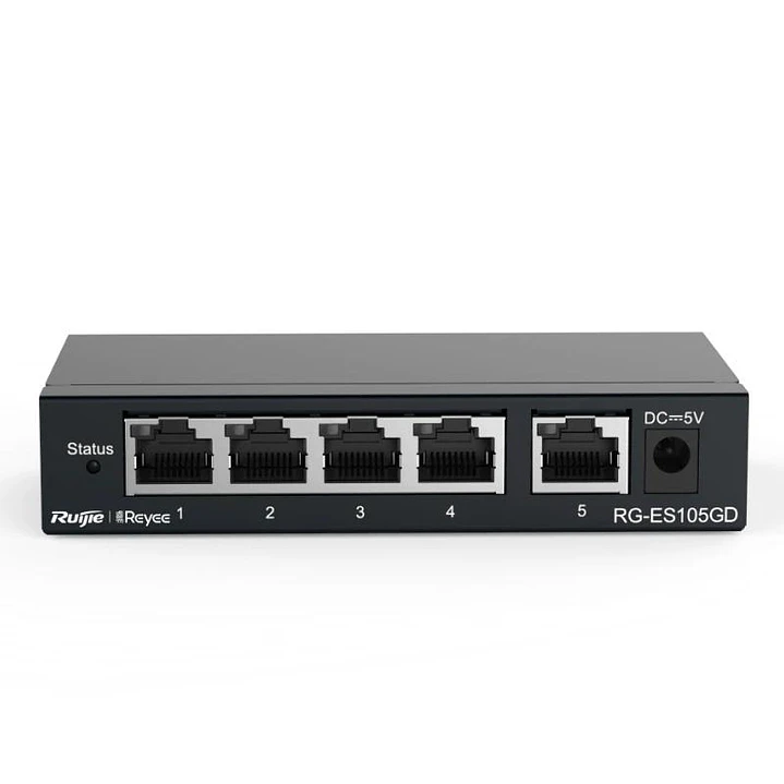 Reyee RG-ES105GD Switch 5xGb RJ45 Steel Case 2