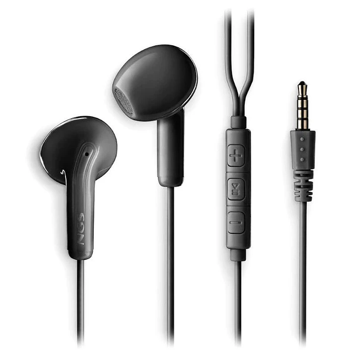 NGS Auricular Negro Estéreo Cable JACK 3.5 Mm 2