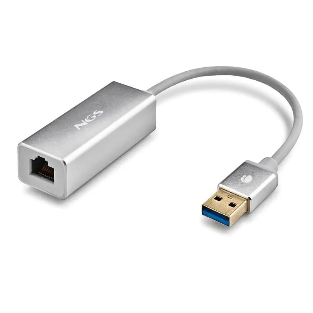 NGS Adaptador Hacker 3.0 usb a lan 1GBPS CABLE 15C 2