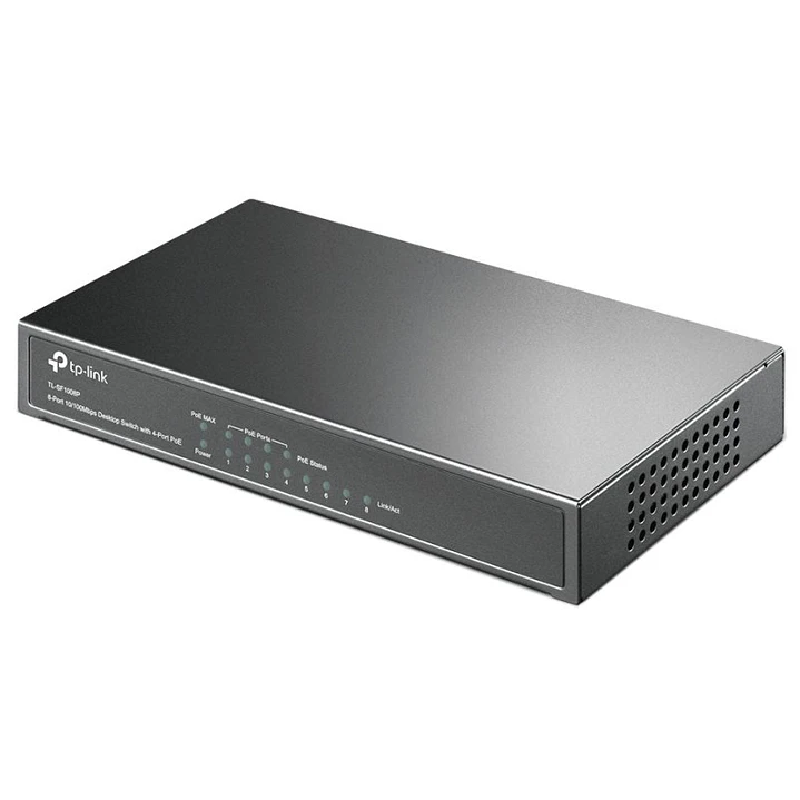TP-LINK TL-SF1008P Switch 8x10/100Mbps 4xPoE Metal 4