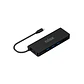 Nilox Dock Usb c 8 en 1 Negro - thumbnail 1