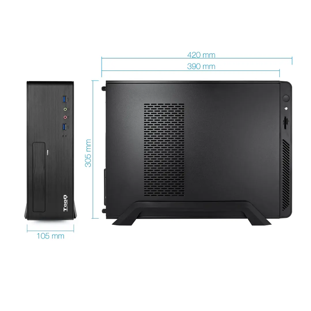 Tooq Caja Micro ATX/ITX TQC-3006DU3C 500W USB3.0 2