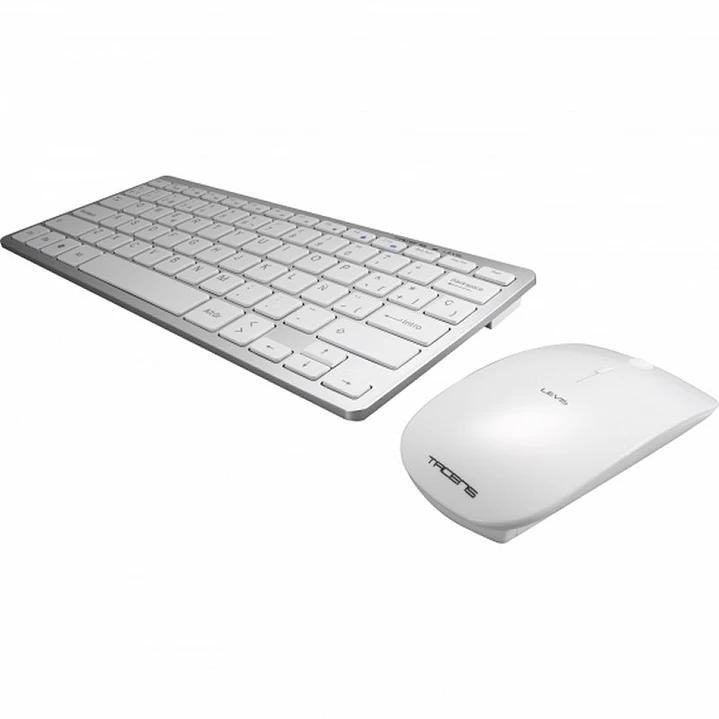 Tacens Levis Teclado+Ratón Inalámbrico Blanco Ultr 1