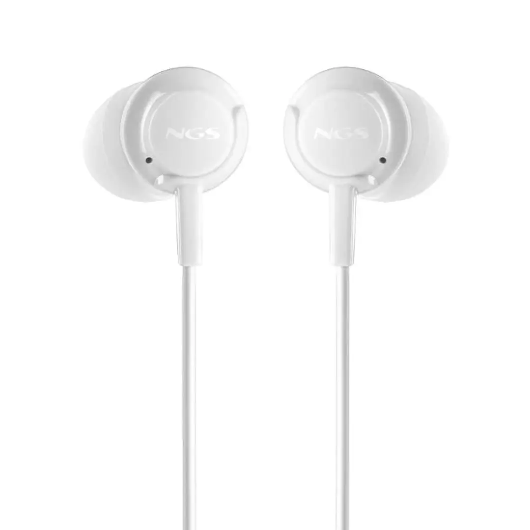 NGS Auricular Blanco Estéreo USB-C con cable 3
