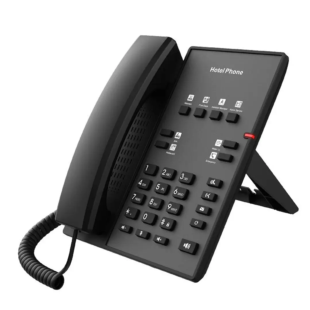 Fanvil H1, teléfono de hotel, 2 teclas de línea 2