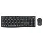 Logitech MK295 Teclado y raton inalambrico Negro - thumbnail 1