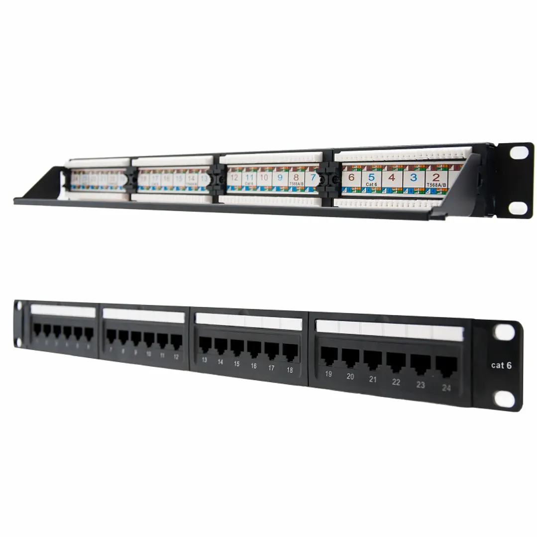Nanocable Panel Parcheo 24P CAT.6 UTP 19