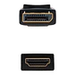 Nanocable Cable Conversor DP a HDMI 3 M Negro - vignette 3