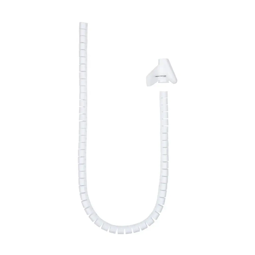Nanocable Organizador cables flex. 25mm 1 M Blanco 1