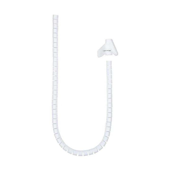 Nanocable Organizador cables flex. 25mm 1 M Blanco 1