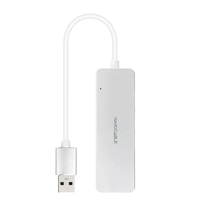 Nanocable Hub USB 3.0 4 x USB 3.0 10cm. Gris 4