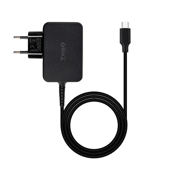 Tooq Cargador portatil GAN USB-C PD 65W Negro 3