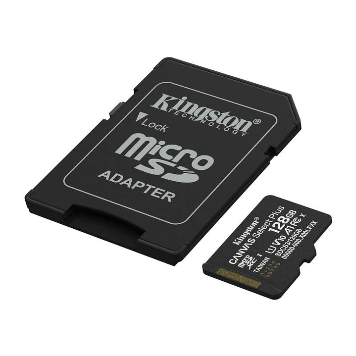 Kingston SDCS3/128GB microSD XC Gen3 150MB/s A1 2