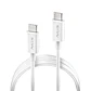 NGS CABLE CARGA RAPIDA USB-C A USB-C 1M BLANCO - Miniatura 2