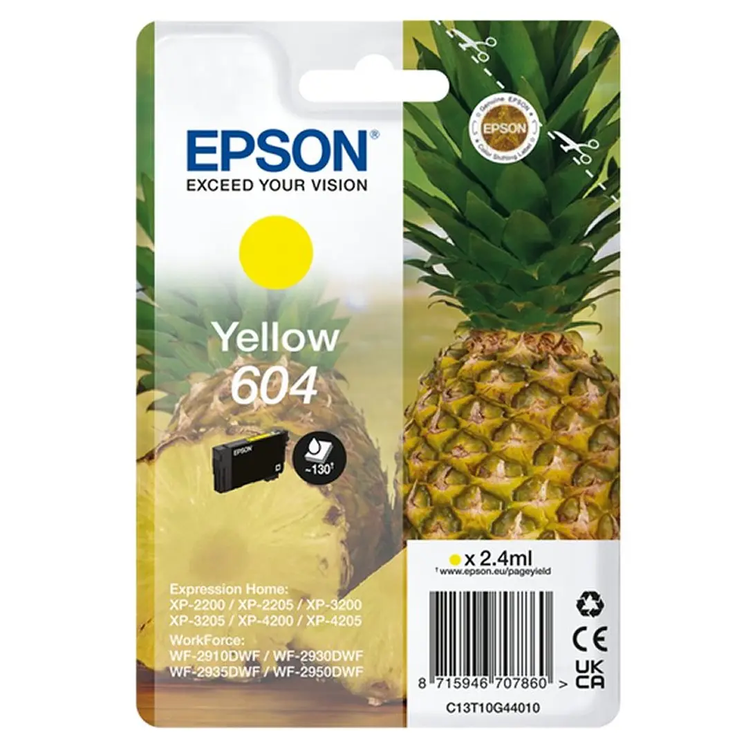 Epson Cartucho 604 Amarillo 1