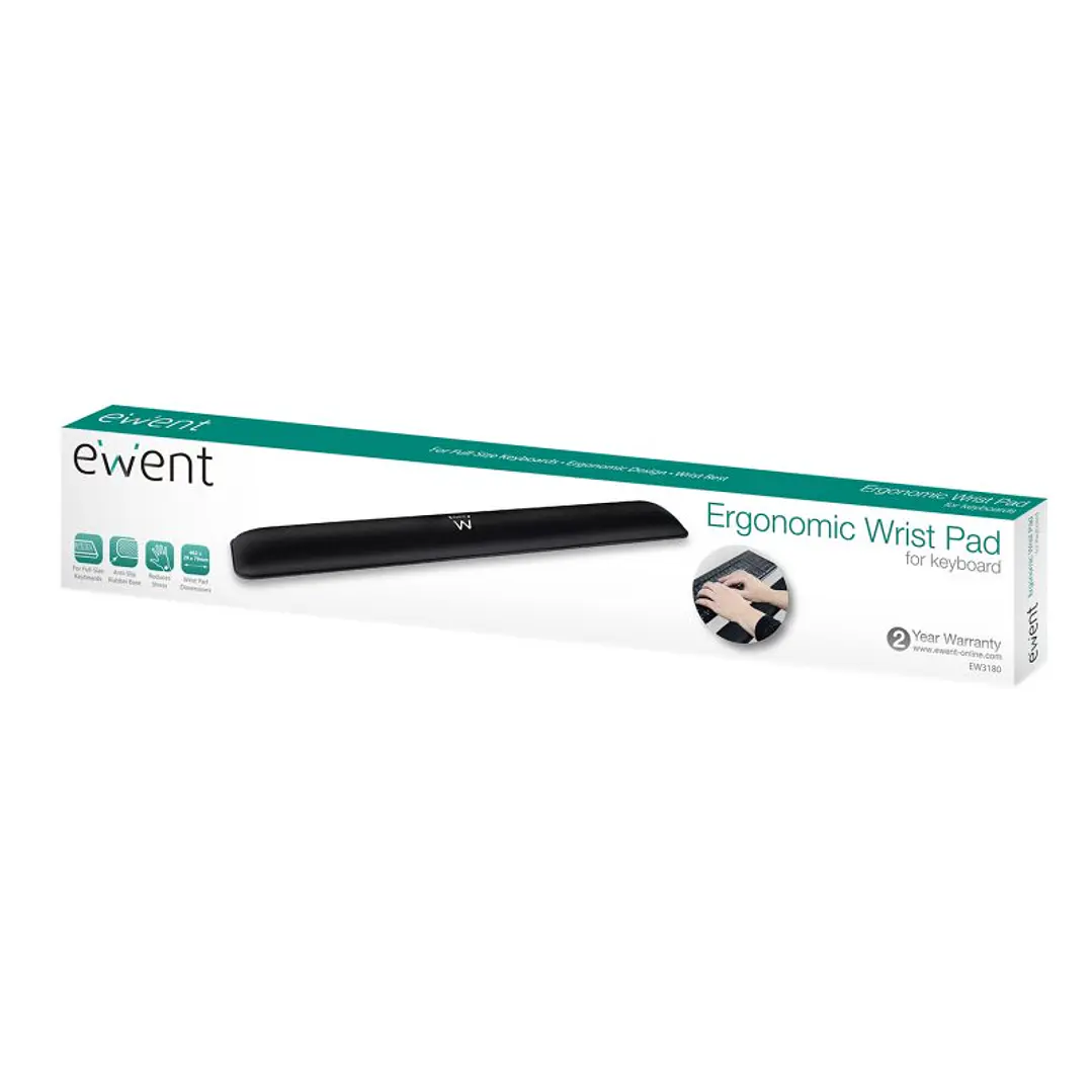 EWENT EW3180 Reposa Muñecas Ergonómico Negro 2