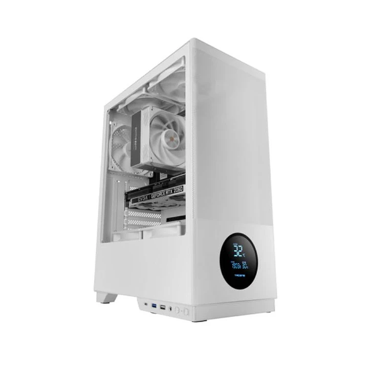 TACENS Caja Atx Pantalla Ventis 3X120mm Blanco 2