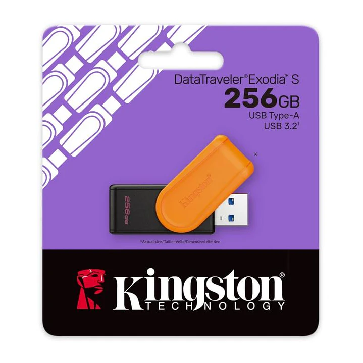 Kingston DataTraveler Exodia S 256GB USB 3.2 Gen 1 3