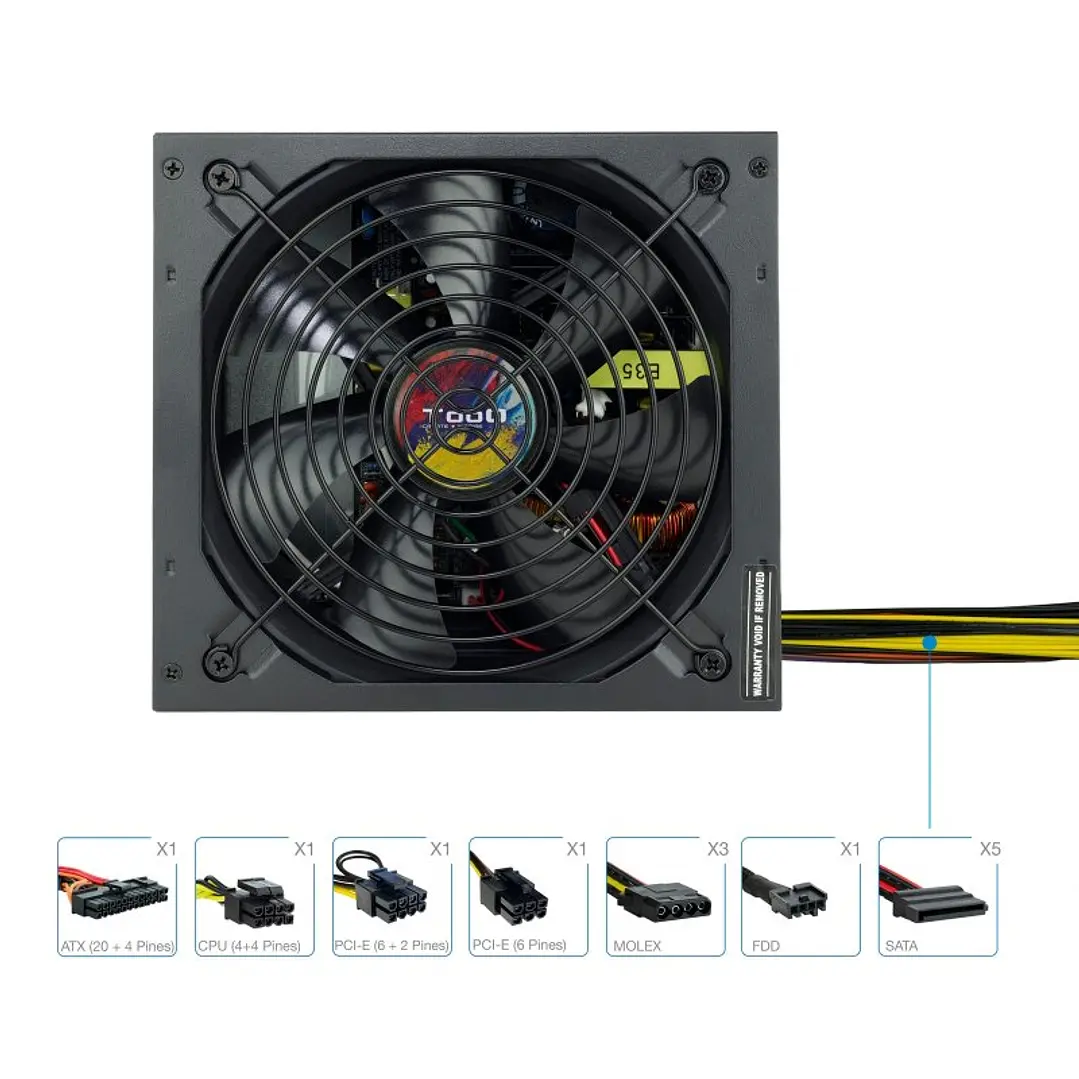 Tooq Fuente Alimentación TQAPOLO-650SP 650W 1