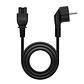 Nanocable Cable Alim. trébol, CEE7 -M-C5-H, 2 m - Miniatura 1