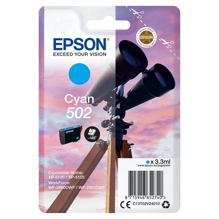 Epson Cartucho 502 Cyan 1
