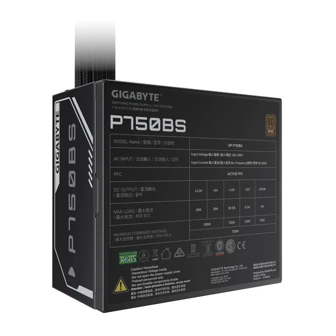 Gigabyte Fuente Alimentación GP-P750BS 4