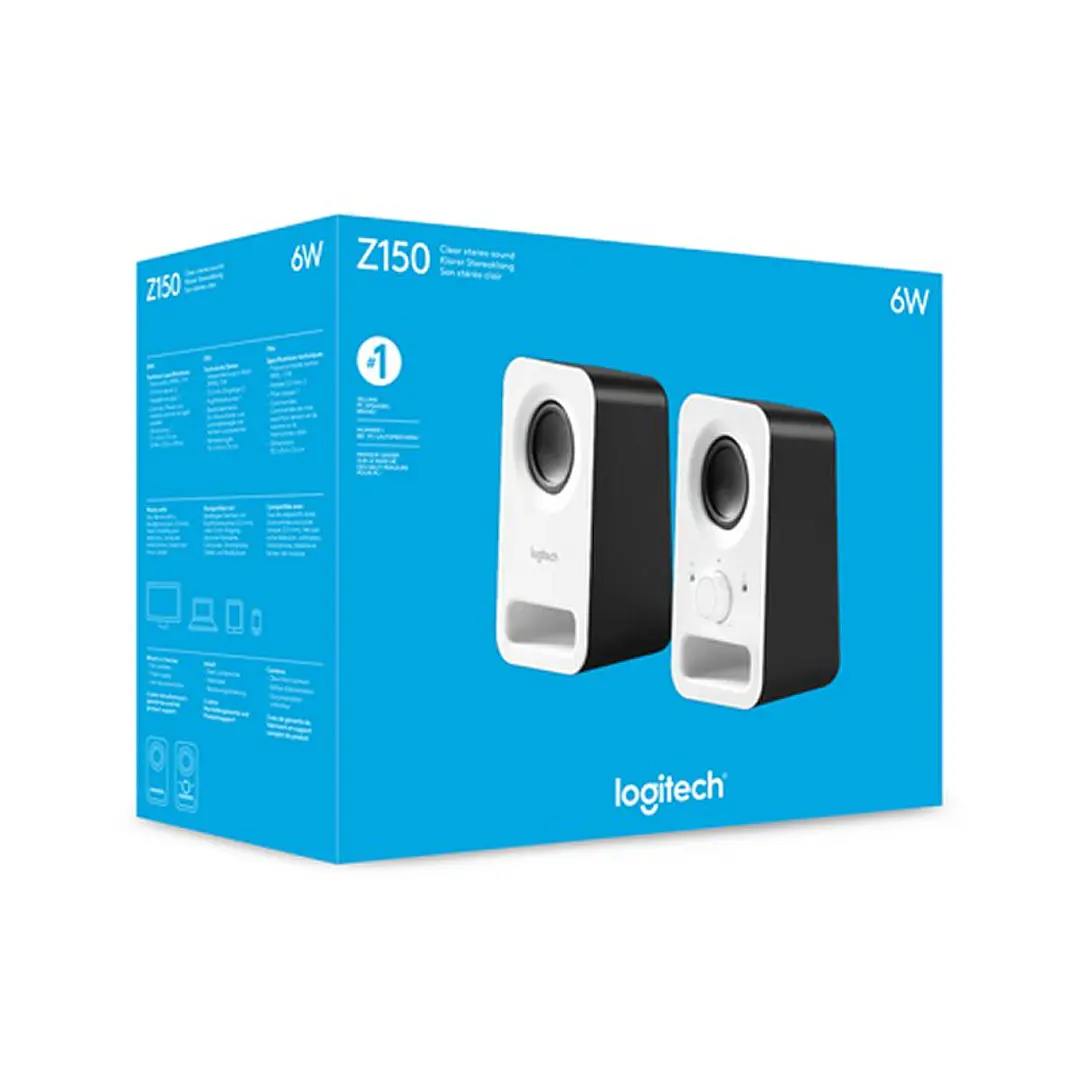 Logitech Altavoz 2.0 Z150 Blanco 3