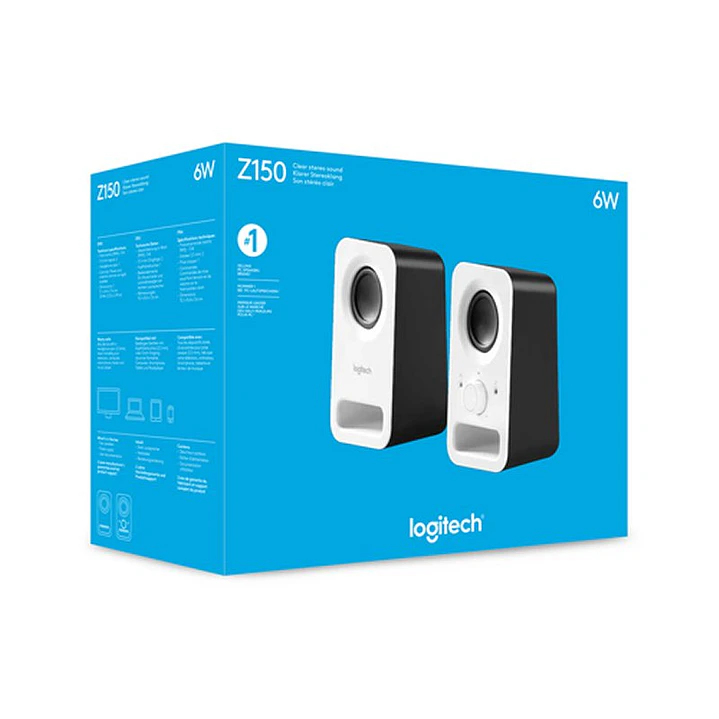 Logitech Altavoz 2.0 Z150 Blanco 3