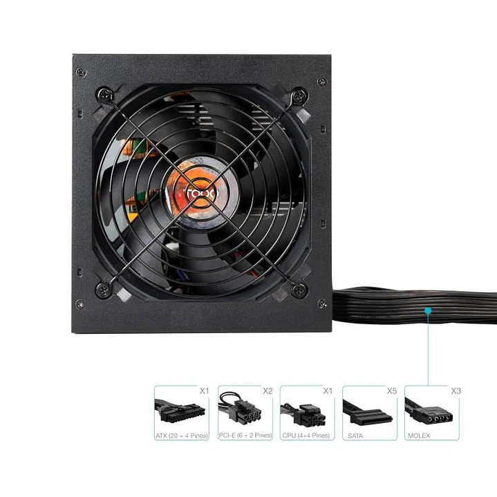 Tooq Fuente Alim.TQHELIOS-650SP 650W 80+ Bronze 3