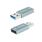 Nanocable Adaptador USB-A/M 3.1 GEN2 a USB-C/H - Miniatura 1