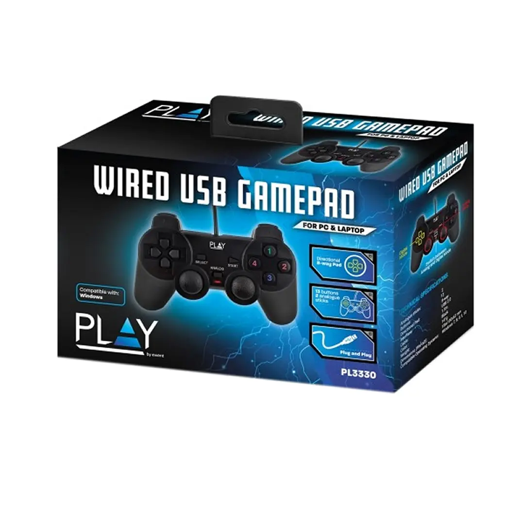 Ewent Mando Juego PC PL3330 USB 3