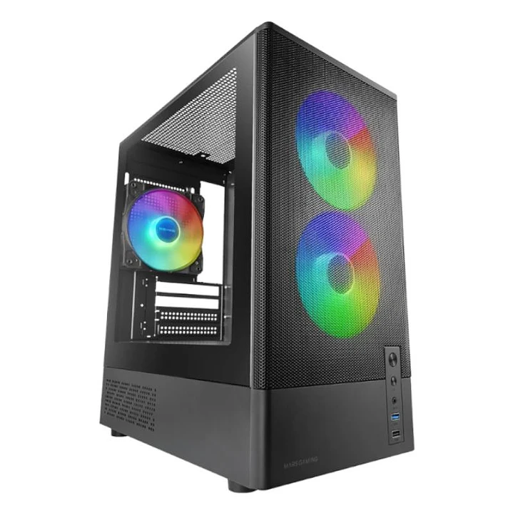 Mars Gaming Caja ATX MC-ONYX ARGB Negra 1