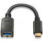 Nanocable Cable USB 3.1 Gen1 3A, USB-C/M-A/F, 15cm - Miniatura 1
