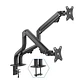 iggual SPMP02 Soporte pinza 2 monitores 17