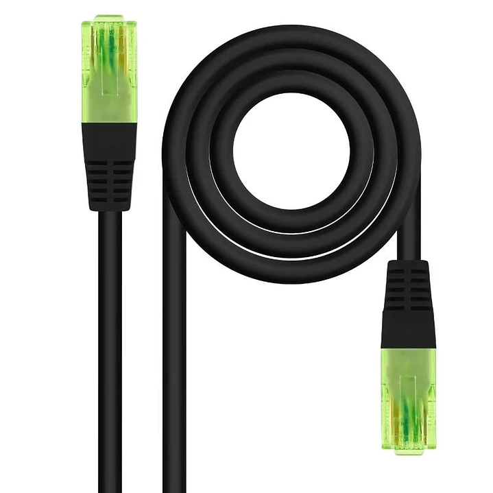 Nanocable Cable RJ45 Cat.6 UTP CCA 30cm Negro 1